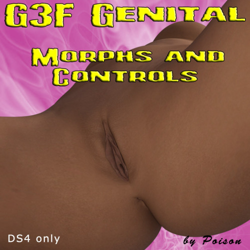 Just in!! G3F Gens Morphs & Controls" is a set of 61 morphs and controls for  the new G3F genital figure to be used with Genesis 3 Female on Daz  Studio 4.8.  This is a DS4 only product. Poser conversions are not tested! Hit the link or picture