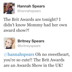 maclonna:  Living Legend Britney Spears tweets to herself pretending