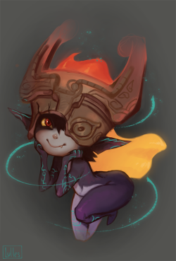 roundofapology:  lulles:  Twilight Princess HD soon! So here’s Midna to celebrate.Experimented with softer brushes on this one. I hope you’ll like it!  @okarutoneko @tsukarehime 