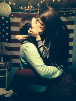 adorablelesbiancouples:  i love this girl to death. a year ago,