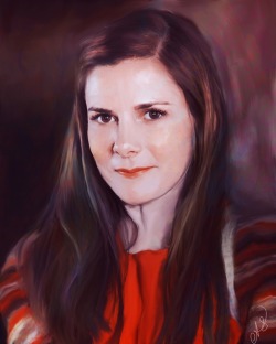 frostymycroft:  Molly Hooper. Painted in Photoshop CS6. 