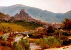   Vue de Grottaferrata (1810) by   François-Édouard Picot