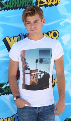 debriefed:  Papped: Garrett Clayton at Just Jared’s Summer