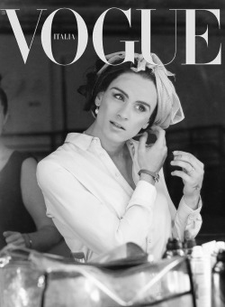 streetshapes:  Georgia Rose for Vogue Italia 2013 cover 