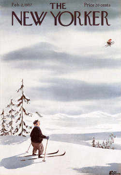 The New Yorker, Feb.2, 1957 / cover art by Charles Addams