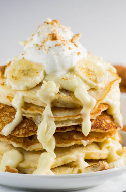 nom-food:  Banana pudding pancakes