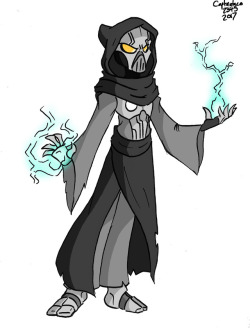 Cyberwraith, one of the villains from my Outcasters. I redesigned