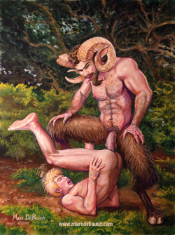 eroswolf:  “THE SATYR’S TOY” by Marc DeBauch  2014