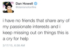 karinacerise:I’m 25% sad, because this seems to come from Dan’s