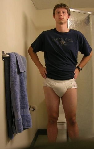 okdiaperboy:  Stand tall Boy! 