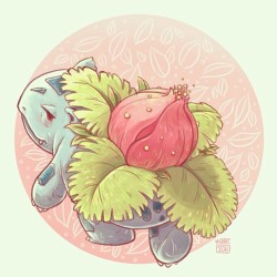 sohsilly:  Starting the day off with a Poke'Drawl of Ivysaur