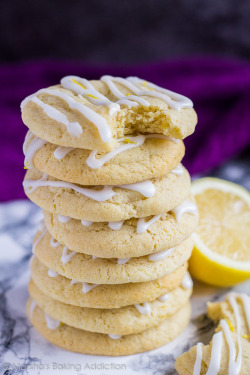 guardians-of-the-food:  Soft and Chewy Lemon Cream Cheese Cookies