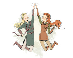 elvishness-deactivated20191104:  legolas and tauriel are archer