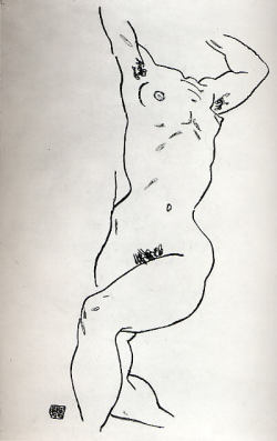 met-modern-art:  Torso of a Reclining Nude by Egon Schiele, Modern