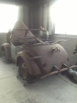 darylfranz:  【貴重画像】「国内に一台しかない、旧軍の95式小型自動車」　かっけえええええ
