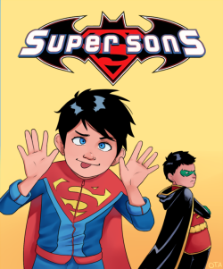 otter-the-author:  Super Sons Variant Cover