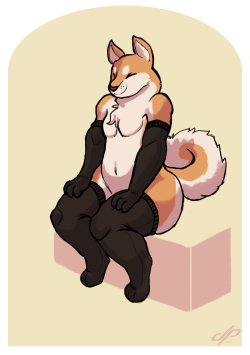 dusty-pixuls:  dusty-pixuls:  Shiba in Socks A Quick, shaded picture based of this adorable lil pooch~  My gosh look at all those notes! ;w;