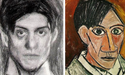 poeticasvisuais:  Evolution of Picasso’s Iconic Self-Portraits