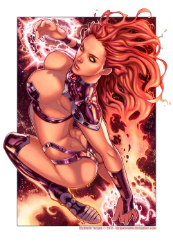 rule34andstuff:  Rule 34 Babe of the Week: Starfire(Teen Titans).