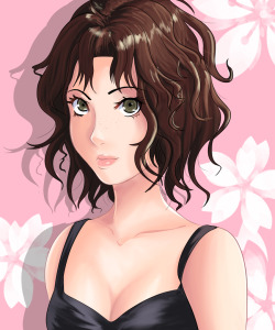 Was doing some hair practice and then decided to just finish
