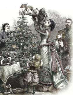 victorianfanguide:  A late 19th century illustration of a family