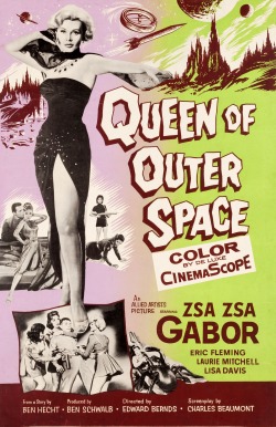 mudwerks:    Queen of Outer Space (Allied Artists, 1958). Poster