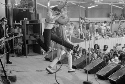 raz-mataz:    The Clash performing at the Tribal Stomp II concert,