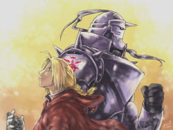 eiri-thehedgehog:  [FMA] Elric brothers by LeonStar123