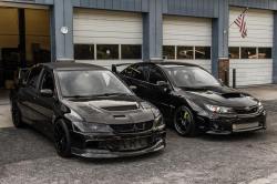 automotivexperience:  Mitsubishi Lancer Evolution IX x Subaru