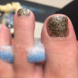 This is a crazy  looking nail polish… But I live it! #bbw