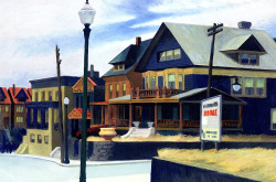 bofransson:  East And over Weehawken Edward Hopper - 1934 