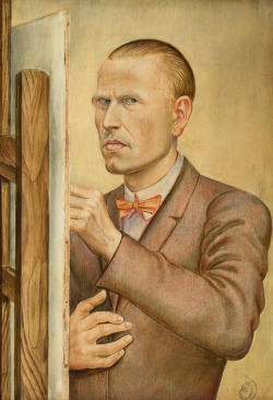 Otto Dix (German, 1891-1969), Selbstbildnis mit Staffelei [Self-Portrait