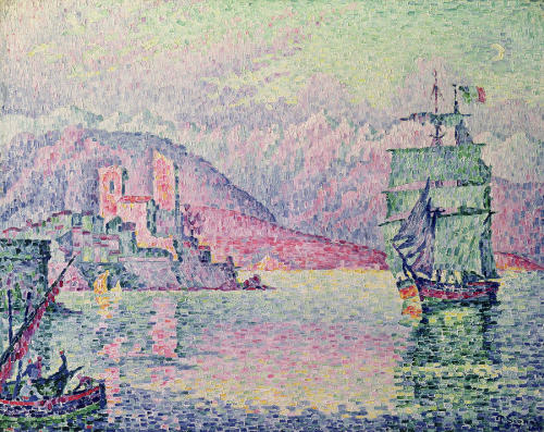 Paul Signac. Antibes, le soir. 1914.