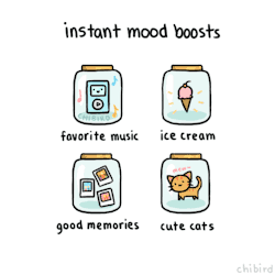 chibird:  Any of these things can instantaneously cheer me up.