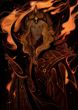 blacktornsails:  [Silmarillion]Sauron by Wavesheep 