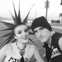 erinmicklow:  @hifirockfest 🎶 #punk #punkrock #punkgirl #libertyspikes