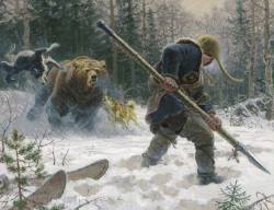 norsemythologypics:    The Vikings feared, yet admired bears,