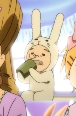 young-lord-phantomhive:  TANAKA IN THE BUNNY COSTUME IS THE CUTEST