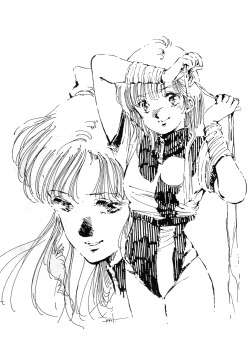 animarchive:    Animage (07/1989) - The Art of Haruhiko Mikimoto