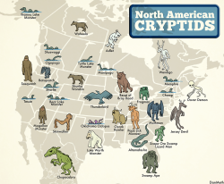 danmeth:  The North American Cryptid MapA comprehensive guide