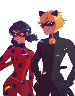 nowhere-little-girl:Miraculous duo on point