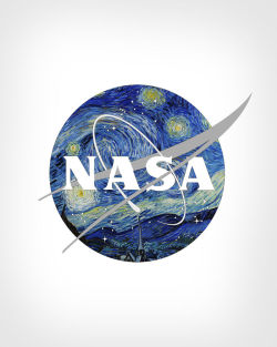 paraparaparadigm:  NASA’s logo reimagined with Vincent Van