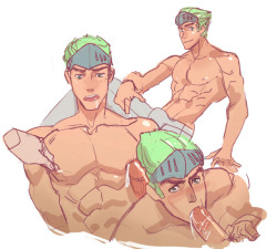 kd-baras:  genji sketches i had on the side