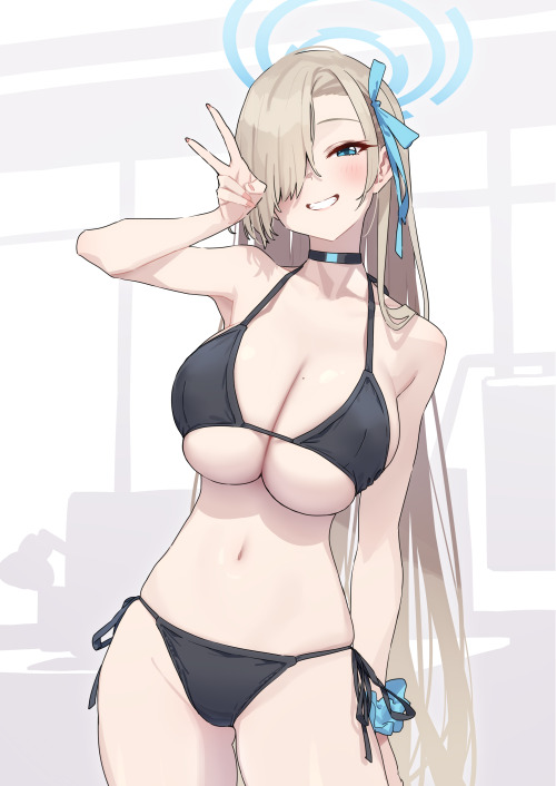 cute-girls-from-vns-anime-manga:   アスナ  by ぼに～