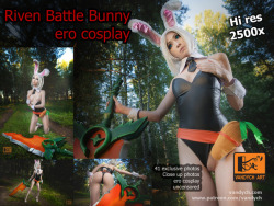 vandych:     Hi guys. Battle Bunny Riven erotic cosplay is ready.