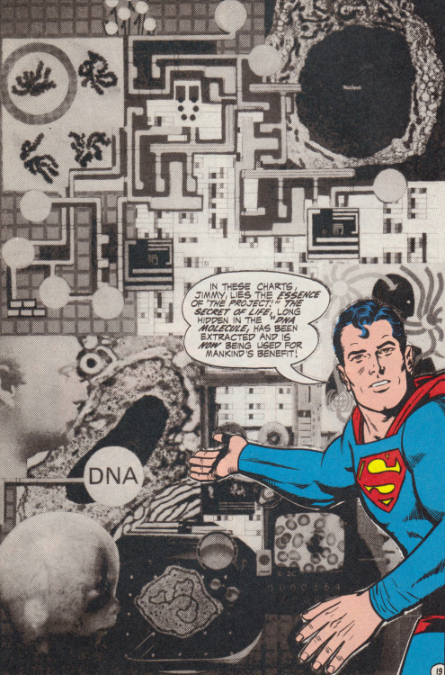 Splash page from Countdown Special: Jimmy Olsen (DC Comics, 2007). Art by Jack Kirby, reprinted from Superman’s Pal Jimmy Olsen No. 136 (March 1971).From Oxfam in Nottingham