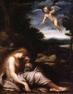silenceforthesoul:  Agostino Carracci (1557-1602) - The Penitent