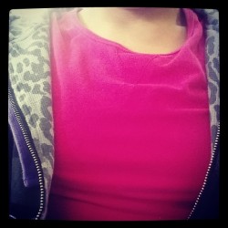 I have to go to the gym but I’m still wearing pink #anniversary