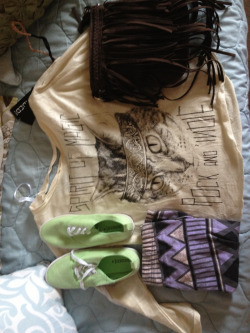 cyberunfamous:  My outfit for Ed Sheeran!