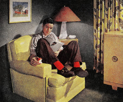 mudwerks:  Red Socks Guy (by saltycotton) Koroseal ad “Life”